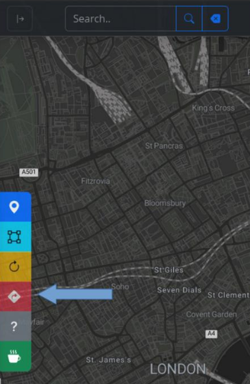 shortestroute how to navigate on calculated route